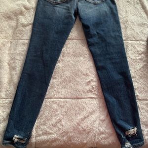 American Eagle Dark Wash Ripped Jeans